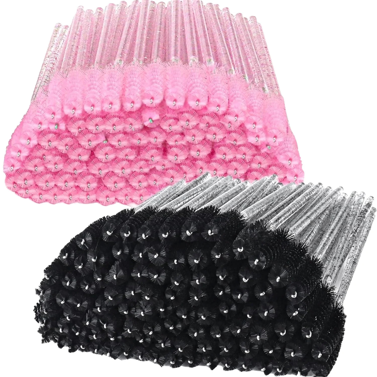 Beauty Makeup Brushes - 500 ชิ้นแปรงขนตา Wands สําหรับร้านเสริมสวยแต่งหน้าเครื่องมือทิ้งขนตาปลอมการประยุกต์ใช้ Spoolies