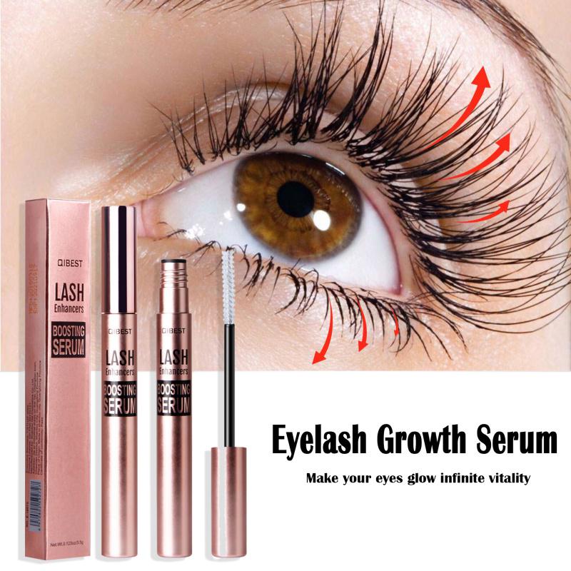 Lash Serum Growth - QIBEST เซรั่มบำรุงขนตา เซรั่มบำรุงสำหรับขนตา เพิ่มความยาว หนาขึ้น เซรั่มมาสคาร่าขนตา
