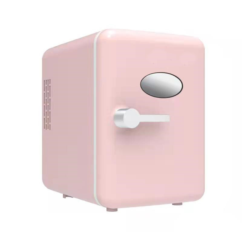 Beauty Makeup Fridge - ตู้เย็นขนาดเล็ก 4 ลิตร ใช้ได้ทั้งในบ้านและรถยนต์ ตู้แช่แข็งขนาดเล็ก ตู้เย็นสำหรับเครื่องสำอาง