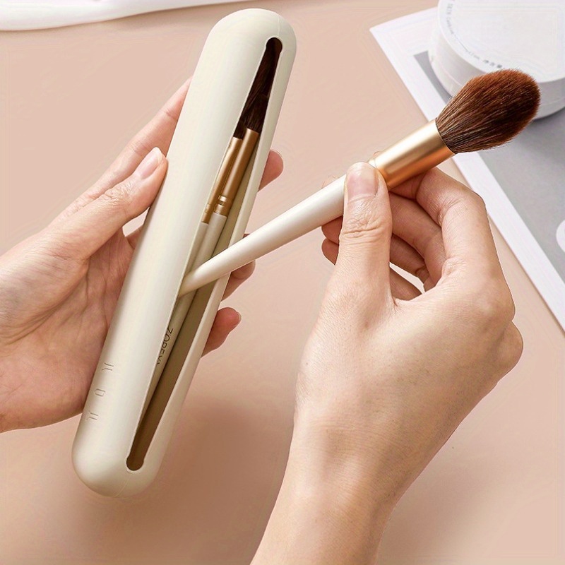 Beauty Preservation Makeup Bag - กระเป๋าแต่งหน้าแปรงแต่งหน้ากระเป๋าเครื่องสําอางOrganizerผู้ถือกระเป๋าเดินทางแปรงแปรงซิลิคอนPorta Caneta