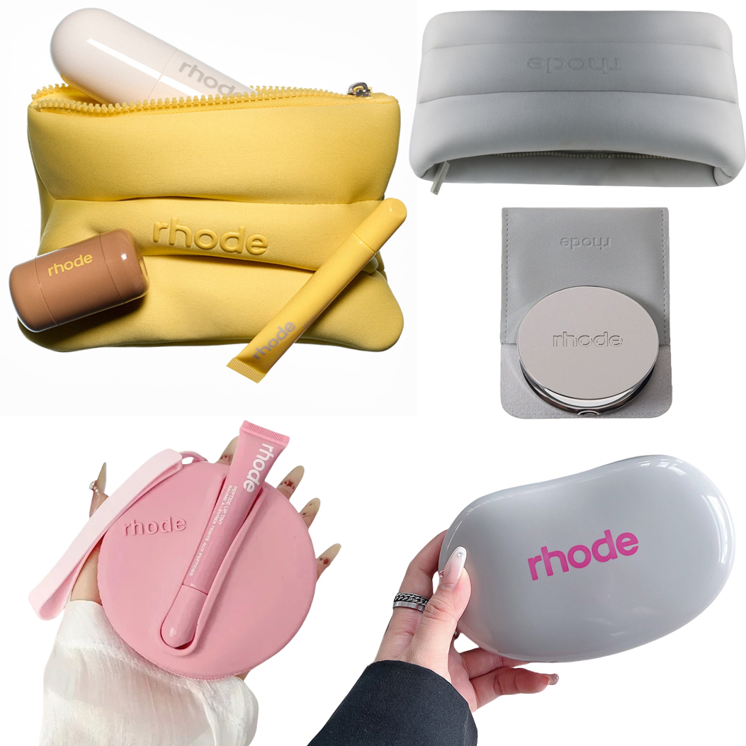 Beauty Preservation Makeup Bag - กล่องใส่เครื่องสำอางลิปกลอสแบบมีกระจกและซิปสำหรับผู้หญิง