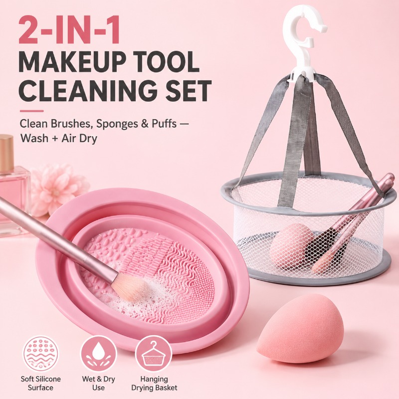ชามทำความสะอาดแปรงแต่งหน้าซิลิ - Beauty Makeup Brushes บทวิจารณ์และราคา