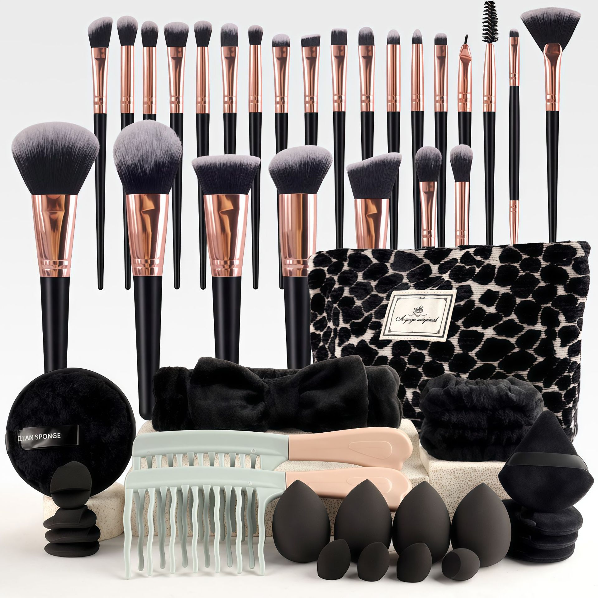 ชุดแปรงแต่งหน้าสไตล์หรูหรา ชุด - Beauty Makeup Kit บทวิจารณ์และราคา