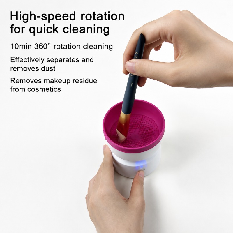 เครื่องล้างแปรงแต่งหน้าแบบชาร์ - Beauty Makeup Brushes บทวิจารณ์และราคา