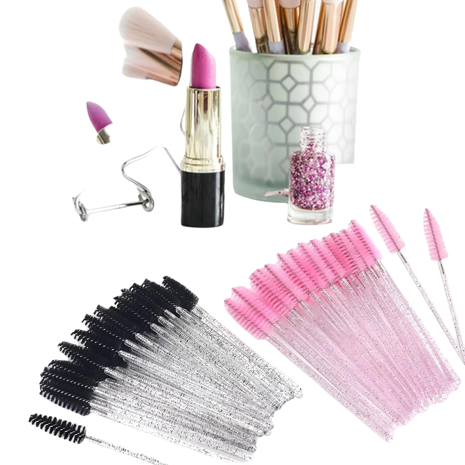 500 ชิ้นแปรงขนตา Wands สําหรับ - Beauty Makeup Brushes บทวิจารณ์และราคา