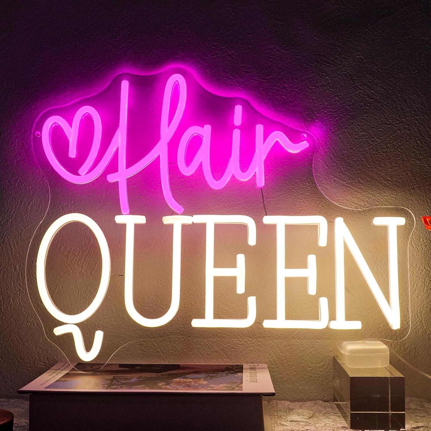 ป้ายไฟนีออน Hair Queen ปรับควา - Beauty Makeup Shop บทวิจารณ์และราคา