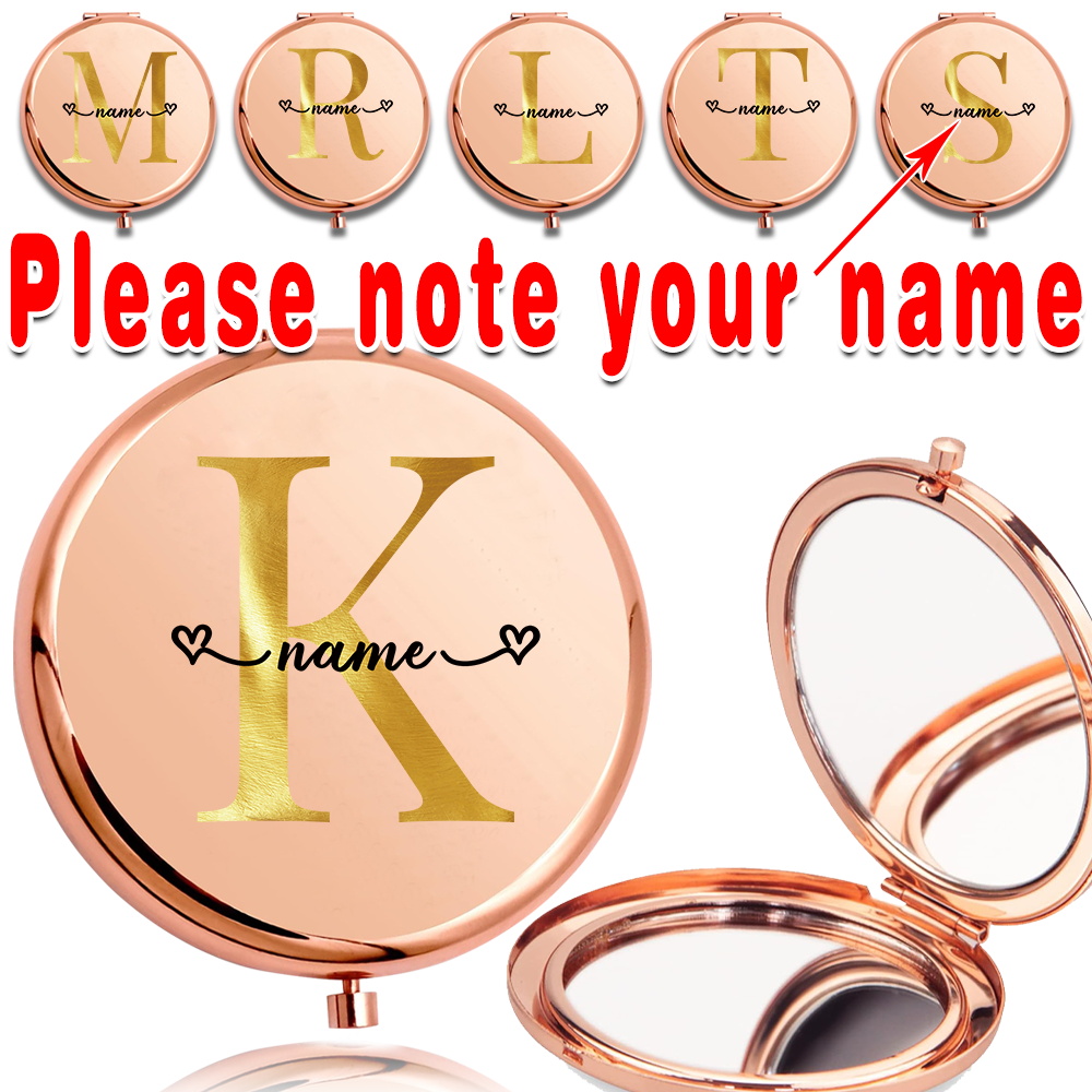 กระจกแต่งหน้าโลหะแบบพกพากระจกม - Beauty Makeup Names บทวิจารณ์และราคา