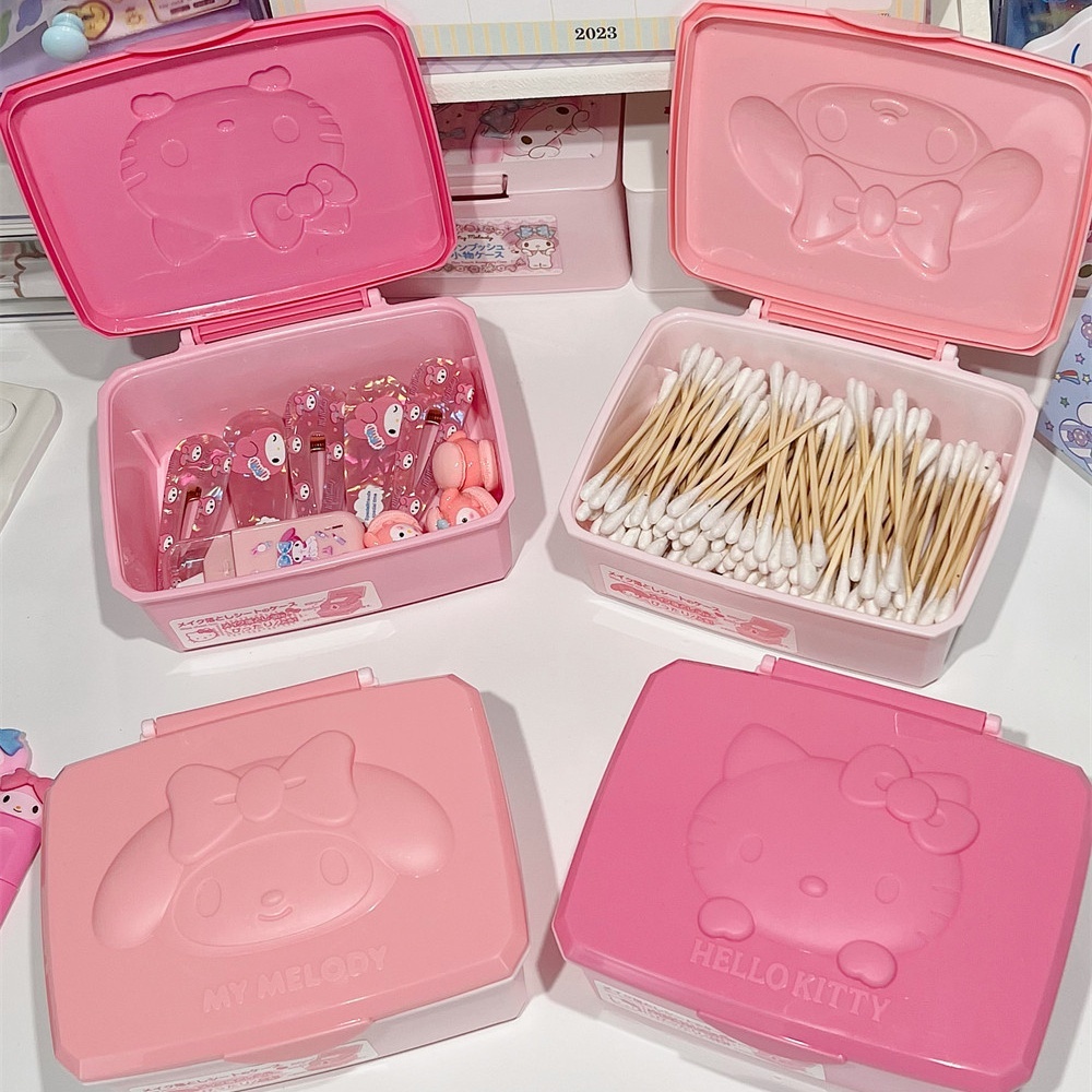 กล่องเก็บของกันฝุ่นลายเฮลโล คิ - Beauty Preservation Makeup Bag บทวิจารณ์และราคา