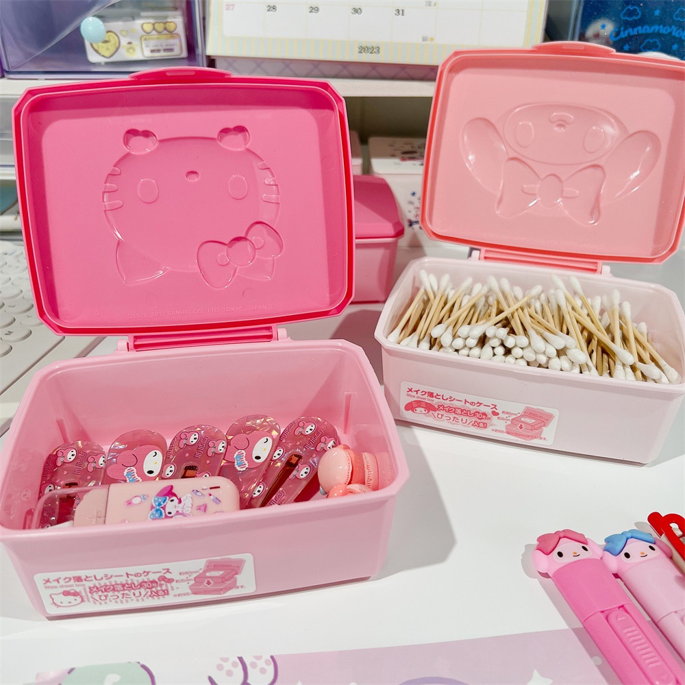 กล่องเก็บของกันฝุ่นลายเฮลโล คิ - Beauty Preservation Makeup Bag บทวิจารณ์และราคา