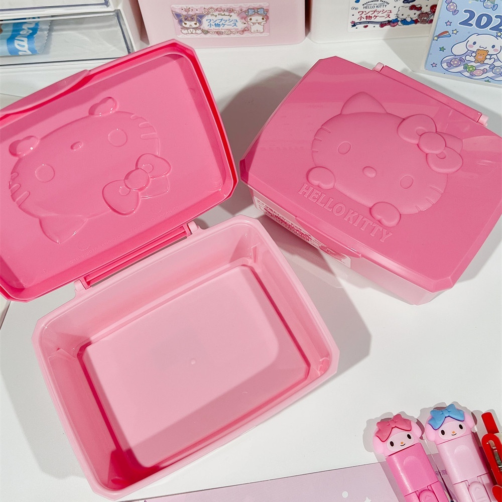 กล่องเก็บของกันฝุ่นลายเฮลโล คิ - Beauty Preservation Makeup Bag บทวิจารณ์และราคา