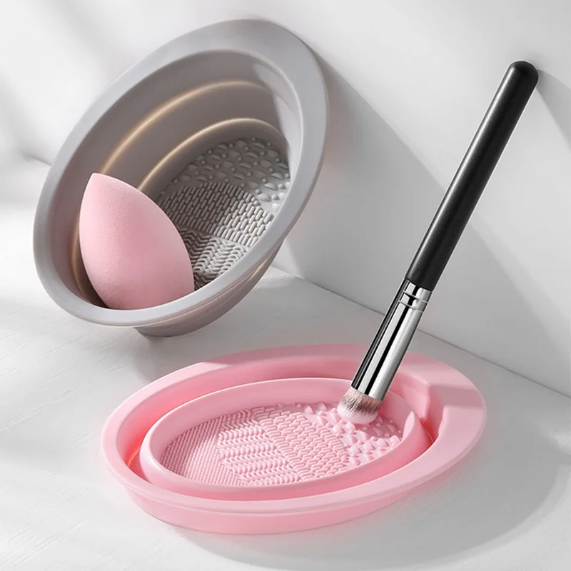 แปรงแต่งหน้าซิลิโคนแบบพับได้ ช - Beauty Makeup Brushes บทวิจารณ์และราคา