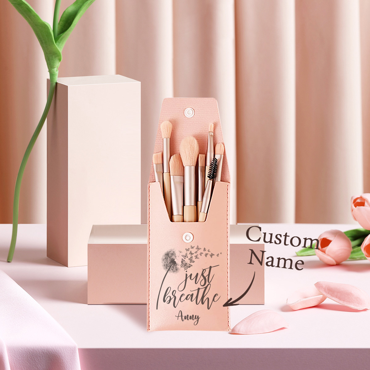 แปรงแต่งหน้าแบบกำหนดชื่อได้ 1  - Beauty Makeup Names บทวิจารณ์และราคา