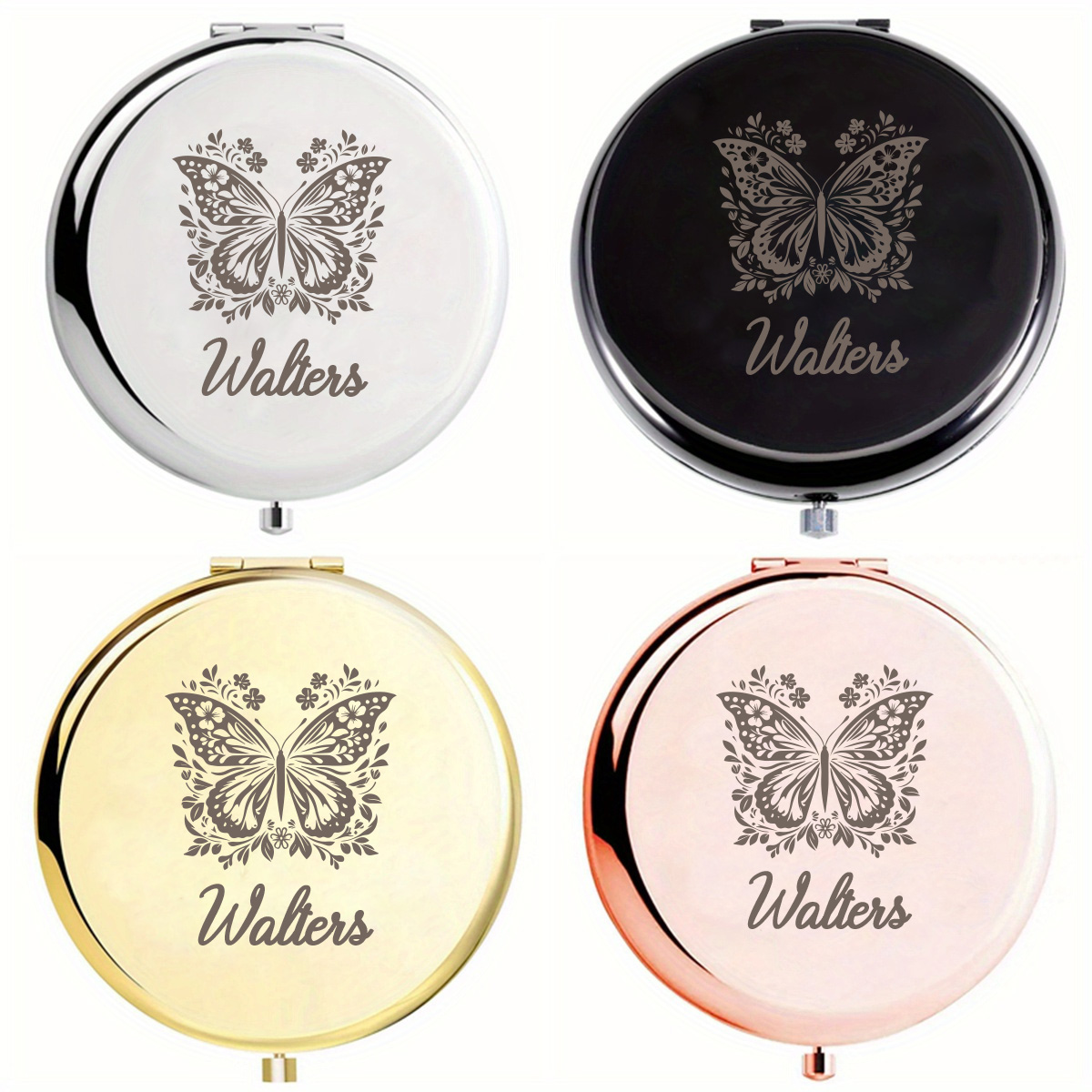 กระจกแต่งหน้ารูปผีเสื้อสวยงาม  - Beauty Makeup Names บทวิจารณ์และราคา