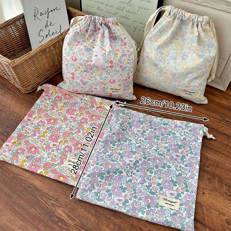 กระเป๋าผ้าฝ้ายลายดอกไม้ทำมือ ก - Beauty Preservation Makeup Bag บทวิจารณ์และราคา