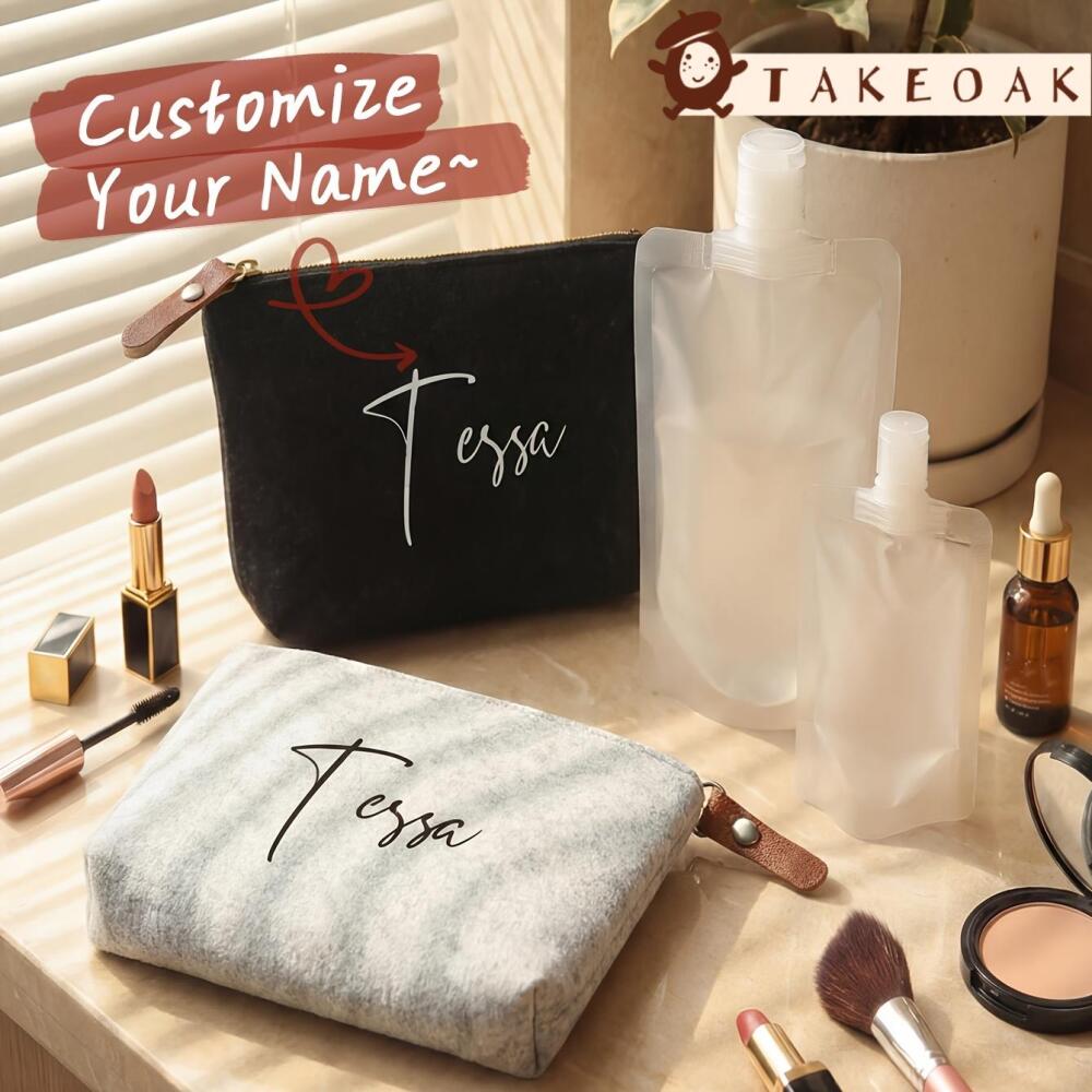 กระเป๋าเครื่องสำอางกำมะหยี่แบบ - Beauty Makeup Names บทวิจารณ์และราคา
